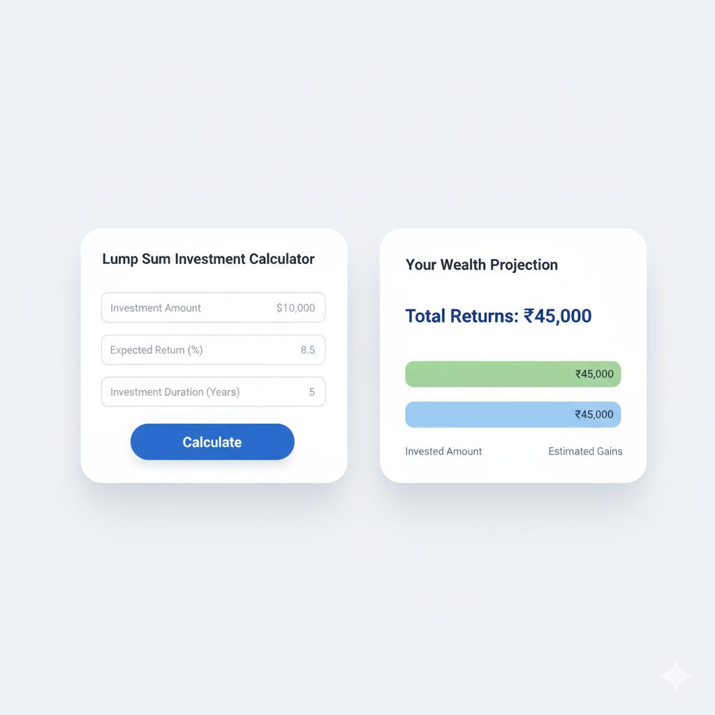 Lump Sum Return Calculator