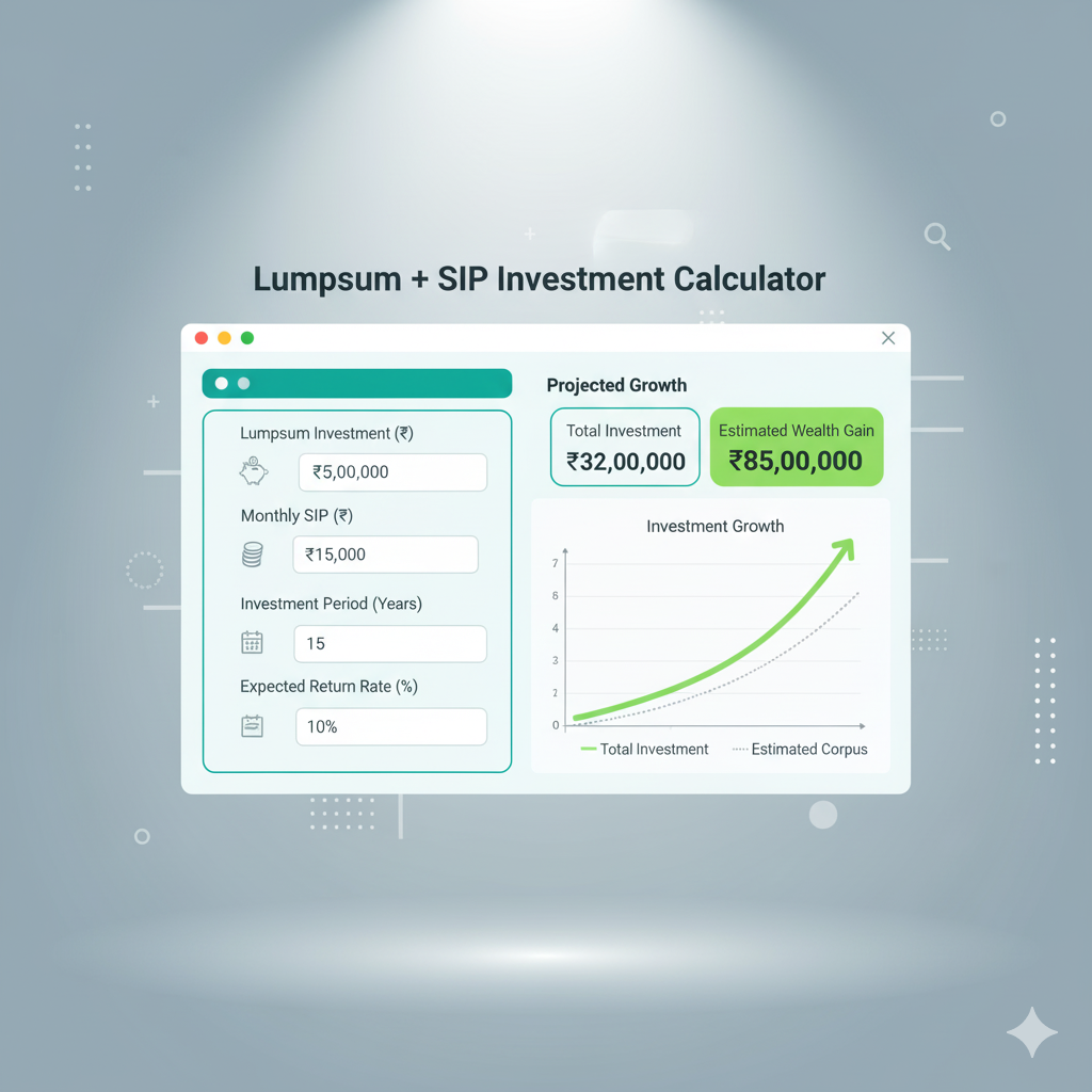 Lump Sum Calculator: A Complete Guide to Smart Investment Planning 1 Lumpsum + SIP Calculator Excel
